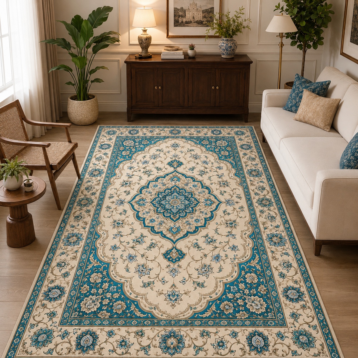 IK-PATTERN-0135-M1 Indahkarpet Karpet Motif Premium M1 Bahan Printing Digital Halus Cocok untuk Ruang Tamu Kamar Reseller