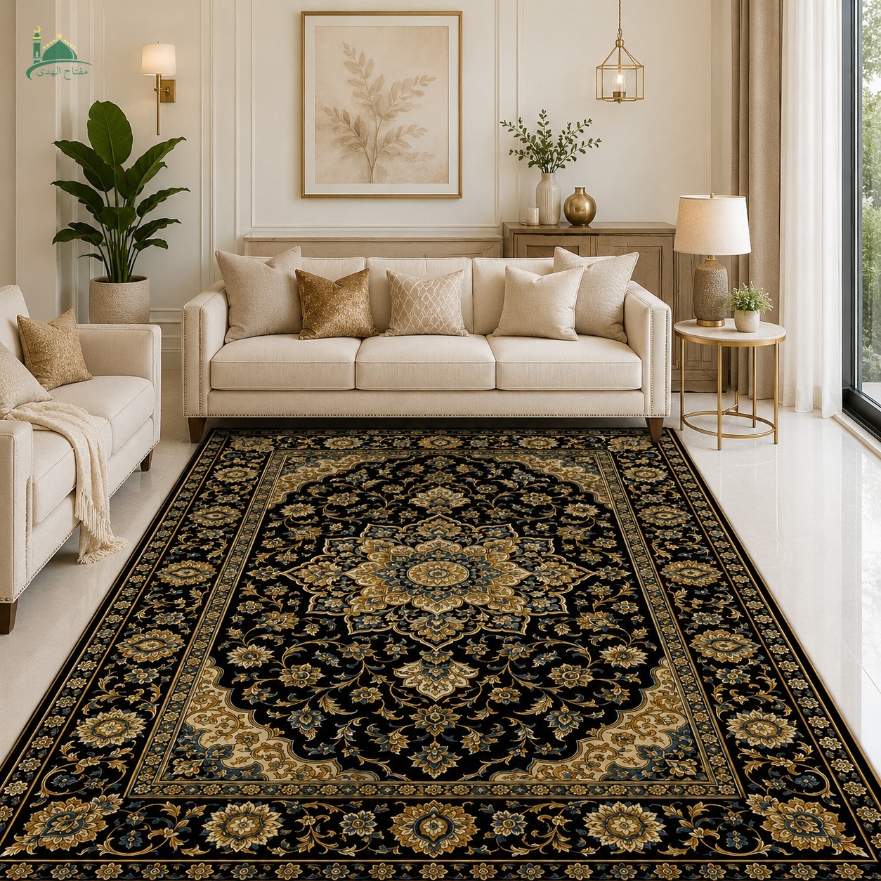 IK-PATTERN-0139-M1 Indahkarpet Karpet Motif Premium M1 Bahan Printing Digital Halus Cocok untuk Ruang Tamu Kamar Reseller