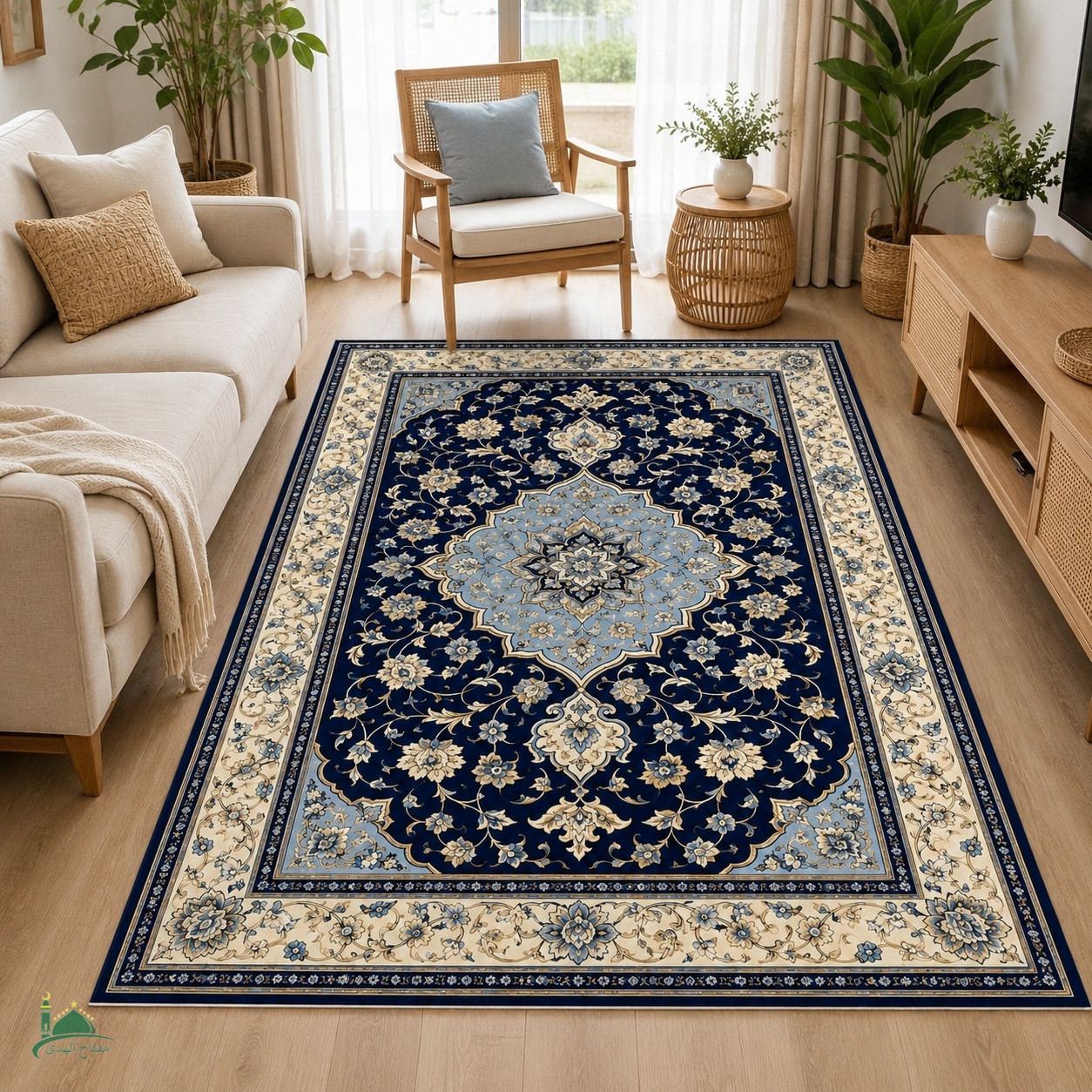 IK-PATTERN-0141-M1 Indahkarpet Karpet Motif Premium M1 Bahan Printing Digital Halus Cocok untuk Ruang Tamu Kamar Reseller