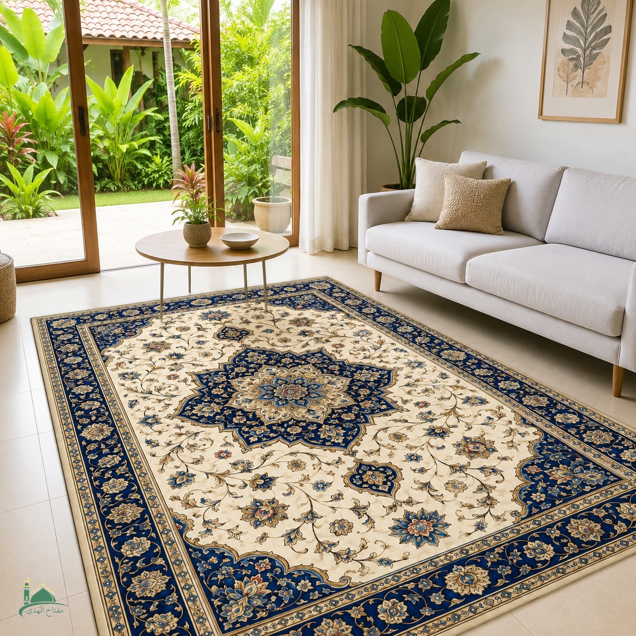 IK-PATTERN-0142-M1 Indahkarpet Karpet Motif Premium M1 Bahan Printing Digital Halus Cocok untuk Ruang Tamu Kamar Reseller