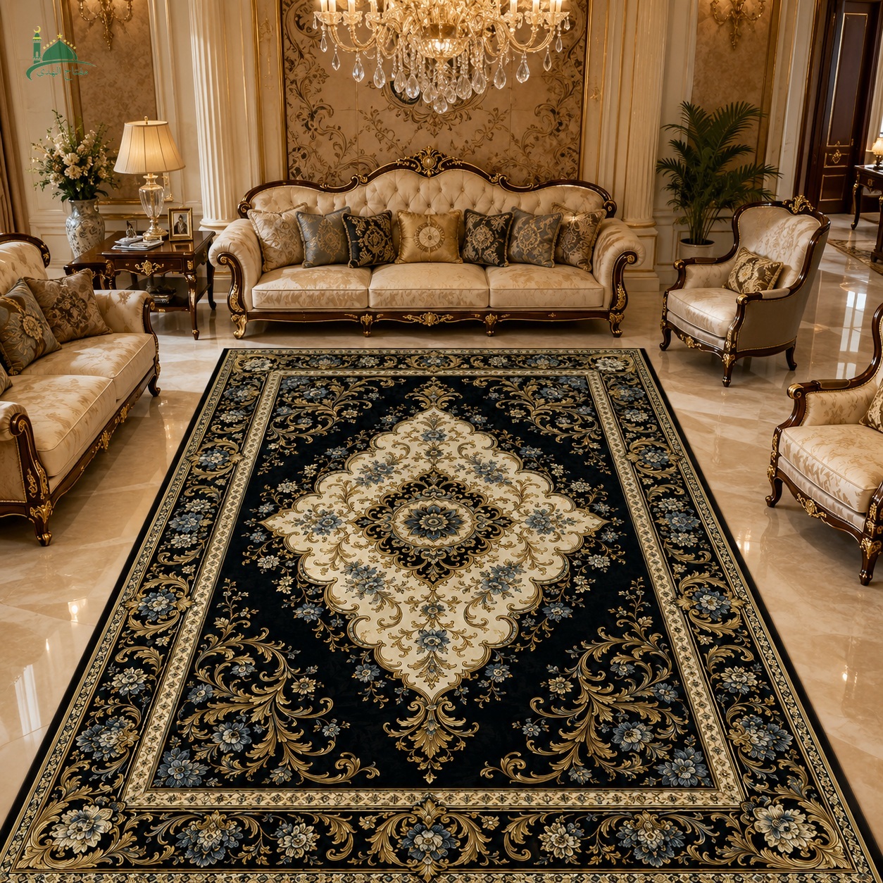 IK-PATTERN-0149-M1 Indahkarpet Karpet Motif Premium M1 Bahan Printing Digital Halus Cocok untuk Ruang Tamu Kamar Reseller